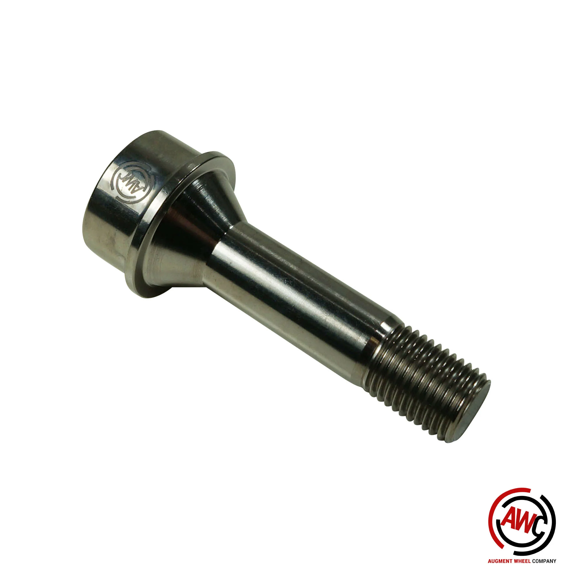 Titanium Ferrari Lug Bolt - OE Length - Silver